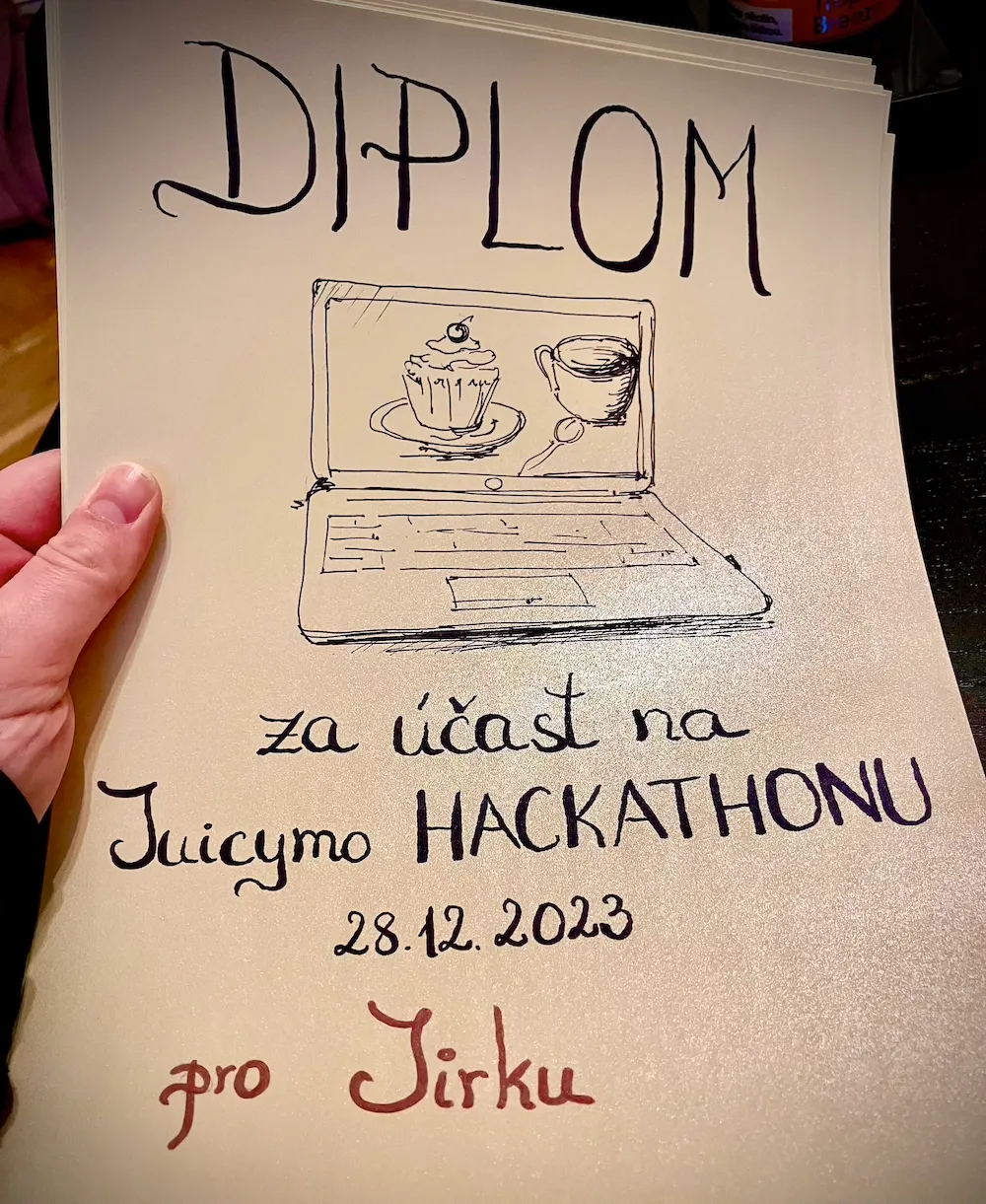 Rozdávali jsme diplomy